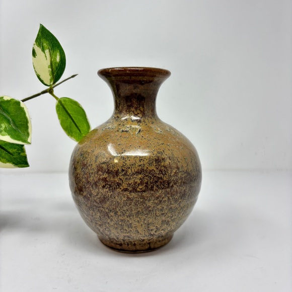 Other - VINTAGE Signed Studio Pottery Glazed Midcentury Stoneware Vase